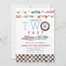 Einladung zur Rennkarte zum Geburtstag