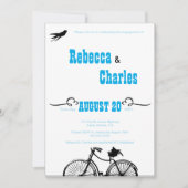 Einladung zur Retro-Fahrradverleih (Vorderseite)