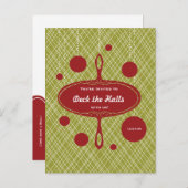 Einladung zur Retro-Feier (Vorne/Hinten)