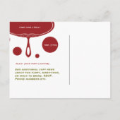 Einladung zur Retro-Feier (Rückseite)