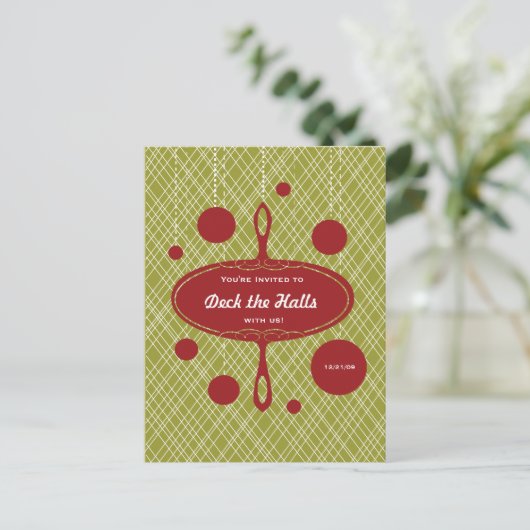 Einladung zur Retro-Feier (Stehend Vorderseite)