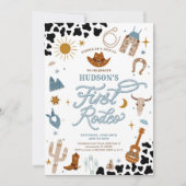 Einladung zur Rodeo Cowboy Party (Vorderseite)