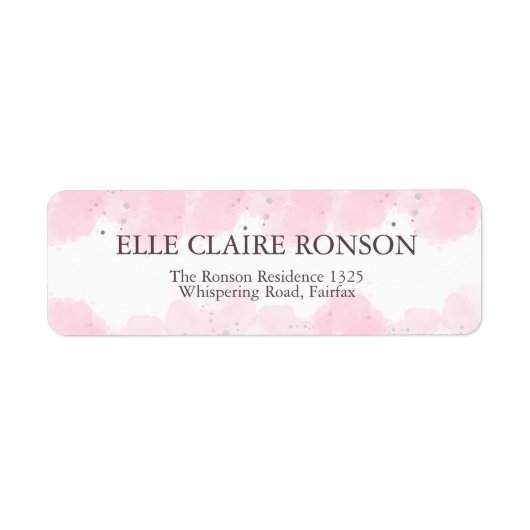 Einladung zur rosa Elegance Graduation Party (Vorne)