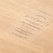 Einladung zur rosa Elegance Graduation Party (Ablage )