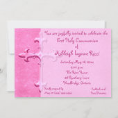 Einladung zur Rosa Erste Heilige Kommune (Rückseite)