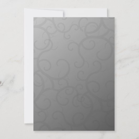 Einladung zur Rose Bridal Dusche (Rückseite)