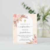 Einladung zur Rose "Confirmas pampas marmori" (Stehend Vorderseite)