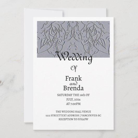 Einladung zur Rose Stone (Vorderseite)