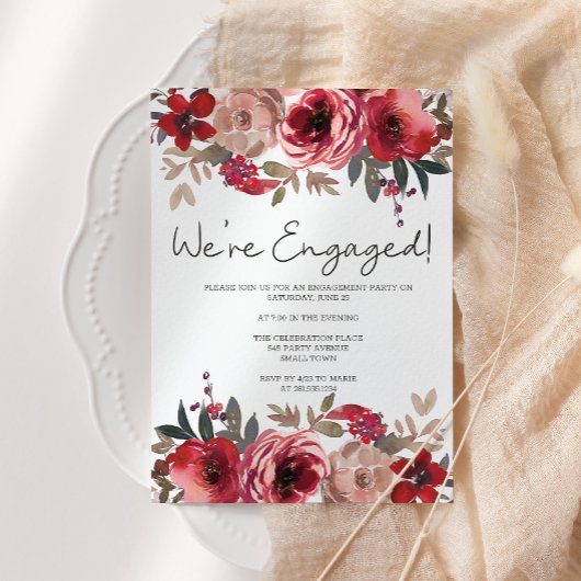 Einladung zur Rose von Roter Blüte