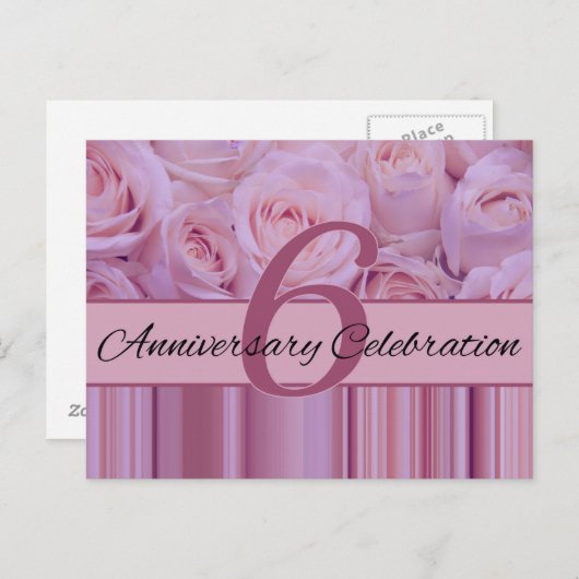 Einladung zur Rose zum 6. (Vorne/Hinten)