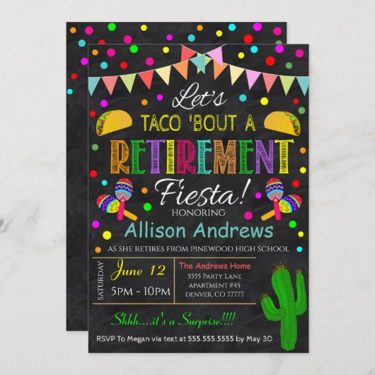 Einladung zur Ruhesta (Vorne/Hinten)