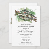 Einladung zur Ruheständigung Party | Fischerei (Vorne/Hinten)