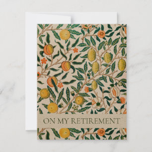EINLADUNG ZUR RUHESTANDSPARTY VON WILLIAM MORRIS