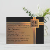 Einladung zur Ruhestandsregelung für Schwarz und K (Stehend Vorderseite)