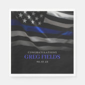 Einladung zur Ruhestandsregelung, Polizeieinziehun Serviette (Vorderseite)