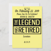 Einladung zur Ruhestandszeit kundenspezifisch (Vorderseite)