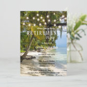 Einladung zur Ruhestätte von tropischen Strandnäht (Stehend Vorderseite)