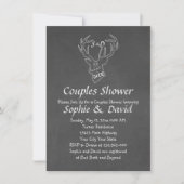 Einladung zur Rustikalen Antler-Gruppe (Vorderseite)