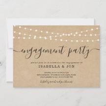 Einladung zur rustikalen Bewerbung