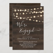 Einladung zur rustikalen Bewerbung (Vorne/Hinten)