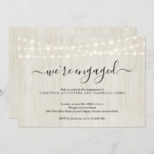 Einladung zur rustikalen Bewerbung (Vorne/Hinten)