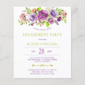 Einladung zur rustikalen Blumenarbeit im Haushalt (Vorderseite)