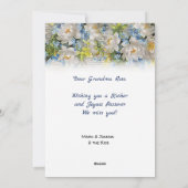  Einladung zur Rustikalen Blumenkarte (Rückseite)