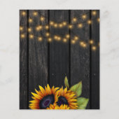 Einladung zur rustikalen Holzabschlussfeier (Rückseite)