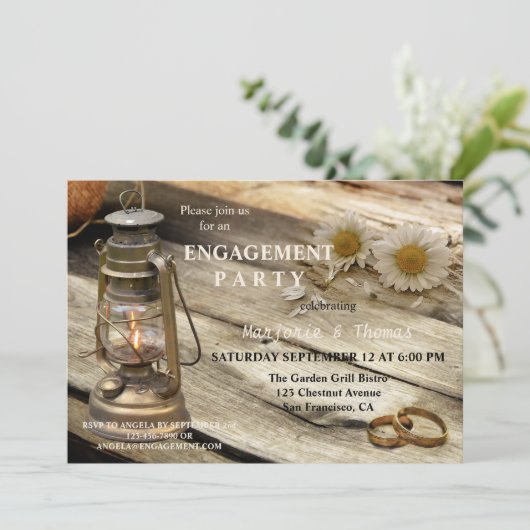 Einladung zur rustikalen Länderbeteiligung (Stehend Vorderseite)