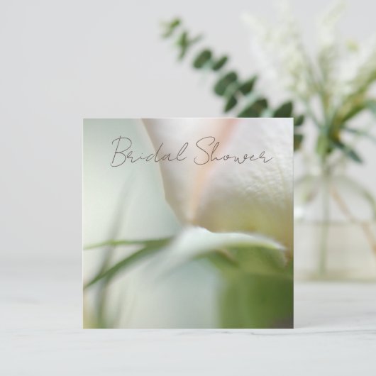 Einladung zur sanften Rose (Stehend Vorderseite)