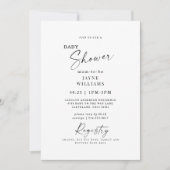 Einladung zur Scene Baby Shower (Vorderseite)