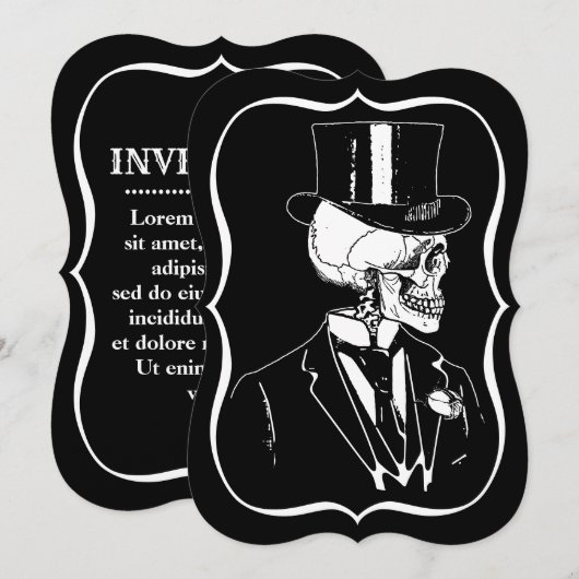 Einladung zur Schädelförderung (Vorne/Hinten)