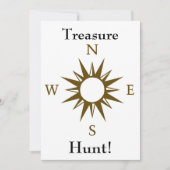 Einladung zur Schatzsuche (Vorderseite)