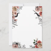 Einladung zur Scheidung mit einem Villain Flare (Rückseite)