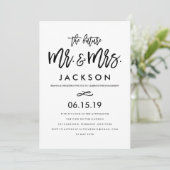 Einladung zur schicken Hand (Stehend Vorderseite)