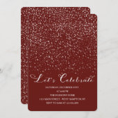 Einladung zur Schneefeier (Vorne/Hinten)