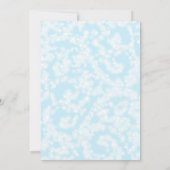 Einladung zur Schneeflocke; Winter Wonderland Part (Rückseite)