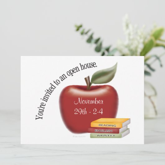 Einladung zur Schule (Stehend Vorderseite)