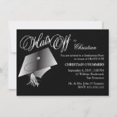 Einladung zur Schwarz-Weiß-Graduierung (Vorderseite)