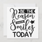 Einladung zur Schwarz-Weiß-Hochzeit (Rückseite)