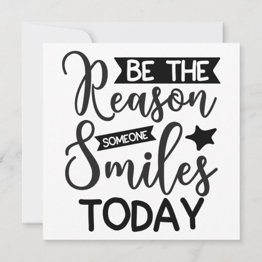 Einladung zur Schwarz-Weiß-Hochzeit (Rückseite)