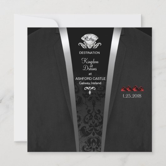 Einladung zur Schwarzen Krawatte (Vorderseite)