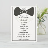 Einladung zur Schwarzen Krawatte (Stehend Vorderseite)