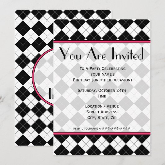 Einladung zur Schwarzen Raute (Vorne/Hinten)