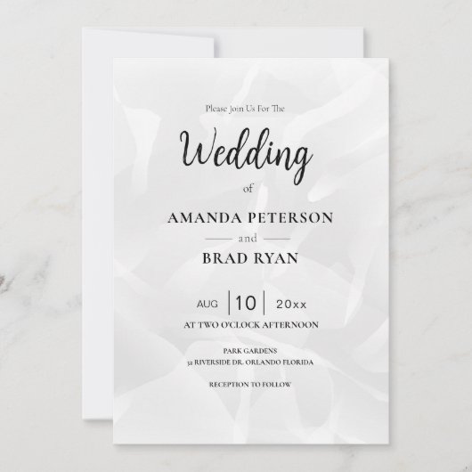 Einladung zur Seidenhochzeit (Vorderseite)