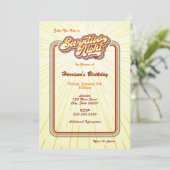 Einladung zur siebziger Nacht (Stehend Vorderseite)