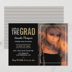 Einladung zur Silver and Gold Graduation Party