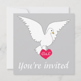 Einladung zur Silver Dove Hochzeit