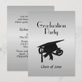 Einladung zur Silver Graduation Party (Vorne/Hinten)