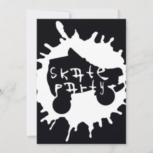 Einladung zur Skate-Splatter-Party